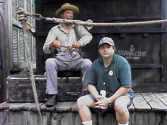 ron schwartzman  in key west  with his rich uncle